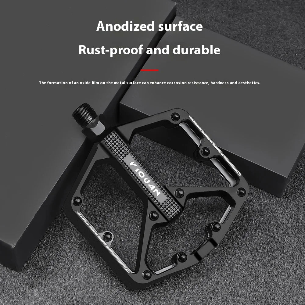 Mountain Road Bicycle Pedal Aluminum Alloy Pedal Double DU Pedal Anti-slip Widened Nail Pedal Bicycle Accessories Mtb Pedals