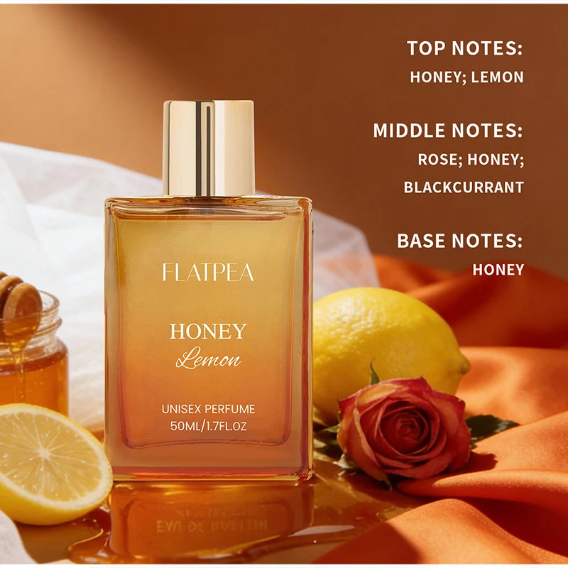 Honey Oud Rose Gourmet Scent Perfume,Women Sweet Warm Eau De Toilette,Lemon/Blackcurrant/Sandalwood/Vanilla Light Fragrance Mist