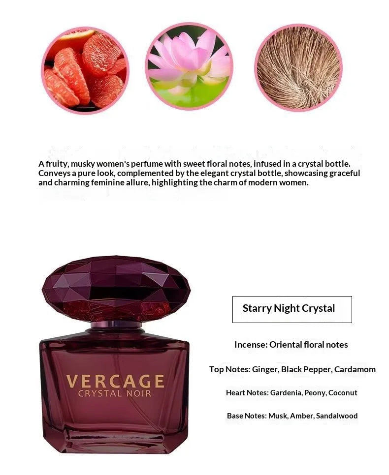 Sweet Love Luxury Brand Long Lasting Fragrance 50ml Women Body Spray Perfume Floral Scent Pheromone Perfumes Crystal Diamond