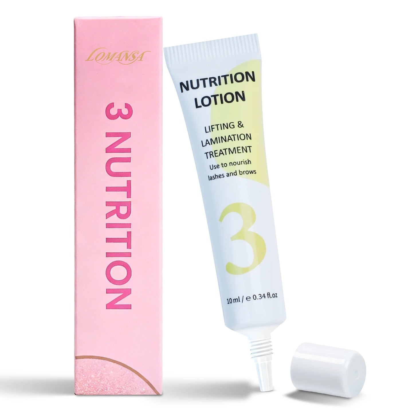 LOMANSA New 10ml Fix Perming Tube Set Lash Lift Brow Lamination Perm Fixation Setting Nutrition Lotion Eyelashes Makeup Tools