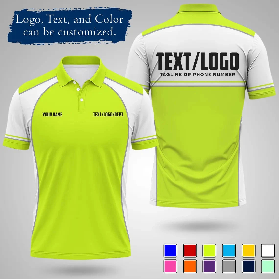 Personalized Team Polo Shirt Customizable diy Name Logo men women short sleeve new design Jersey summer daily sports Uniforms