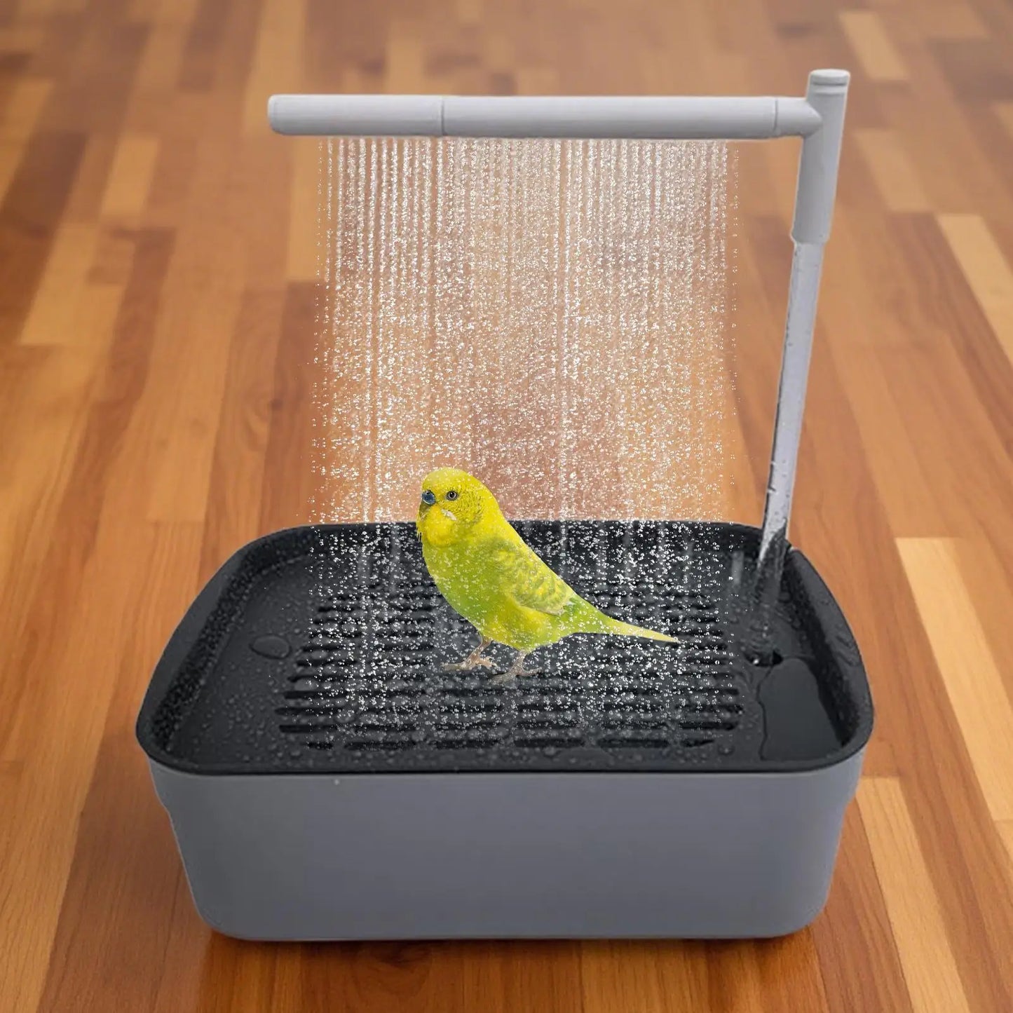 2026 New Automatic Parrot Bird Bath Tub USB Electric Pet Circulating Water Bathtub Shower Fountain Pet Supplies
