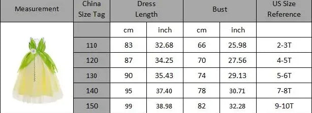 Halloween Child Cosplay Costume Toddler Girls Fancy Princess Ball Deluxe Gown 2025 Girl's Birthday Princess Tiana Dress Up