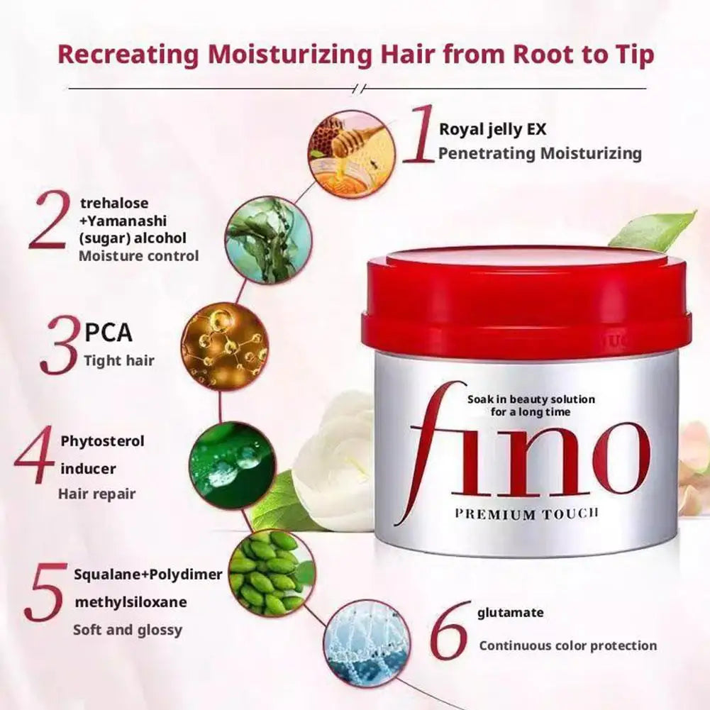 NEW Fino Hair Shampoo Conditioner Hair Mask For Oil Control Volumizing Smoothing Repairing Damaged Frizzy Hair Soften Hair Care