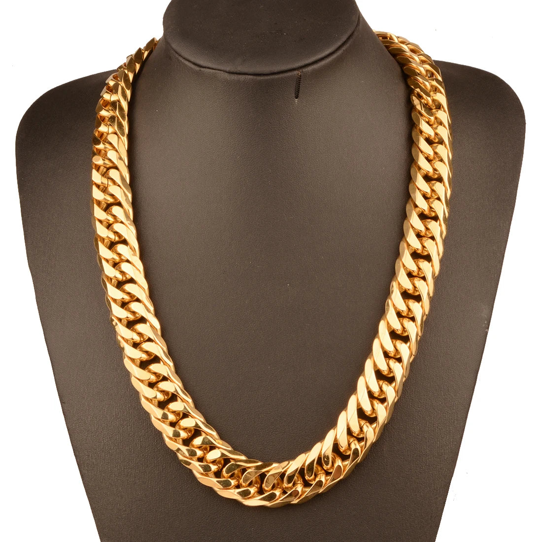 9/11/13/16/19/21mm Heavy Polished Stainless Steel Necklace Men Curb Cuban Link Chain Necklace Or Bracelet Choker Jewelry 7-40"
