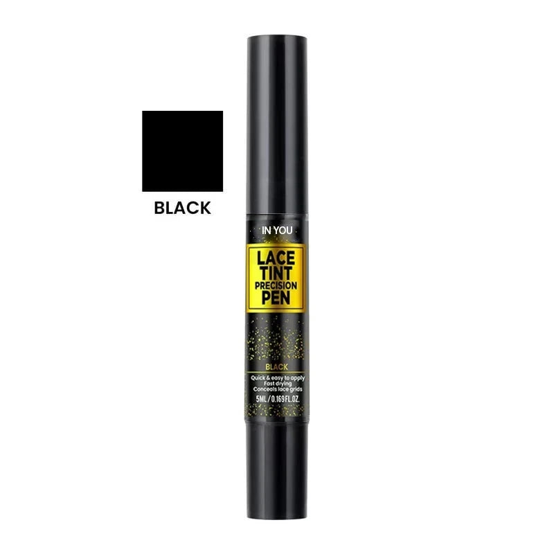 Lace Tint Pen for Wigs Long-Lasting Easy Apply Natural-Looking High Viscosity Hair Tint for All Hair Types