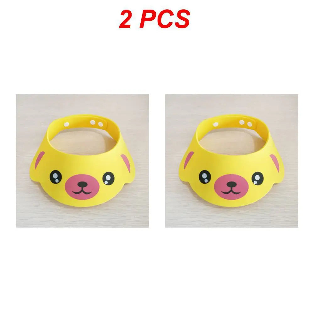 Baby Shampoo Cap Adjustable Kids Infant Ear Protection Shampoo Cap Cute Bathing Visor Wash Hair Hat Children's Protect Eyes Hair