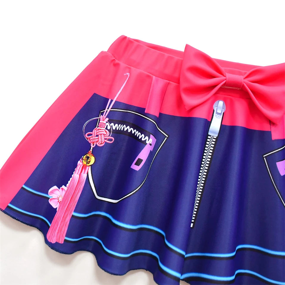 Summer 2026 Kpop Kids Swimsuit Festival Children Cosplay Demon Hunter Rumi Girls Outfits Holiday Beach Party Children's Swimwear