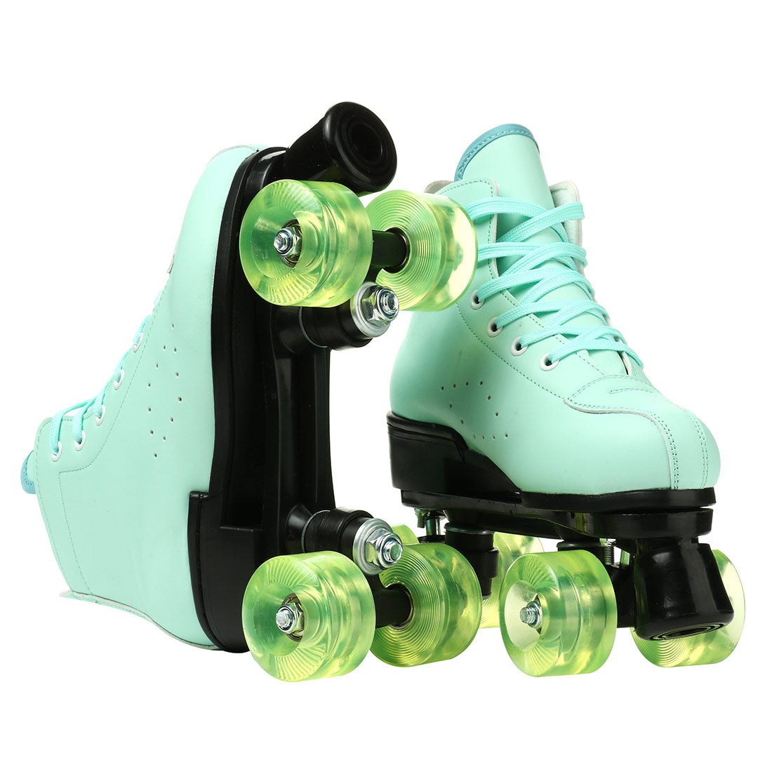 2025 Double-Row Roller Skate Shoes  4 Wheels Skates For Women Men Outdoor Sport Skating Training Quad Sneakers Size 34 35 36-45