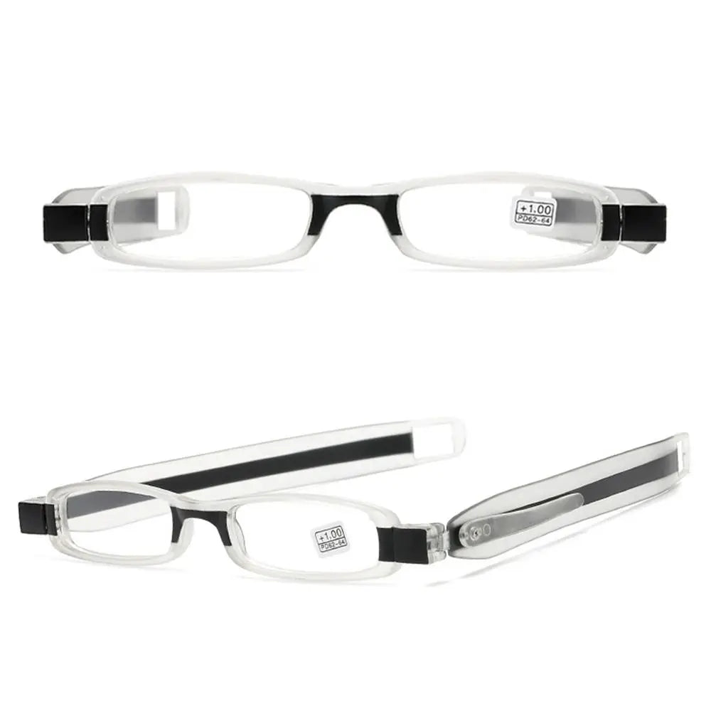 1PCS Computer Goggles Folding Reading Glasses 360 Degree Rotation Ultra-light Reading Glasses Anti-skidding Fashion Presbyopia