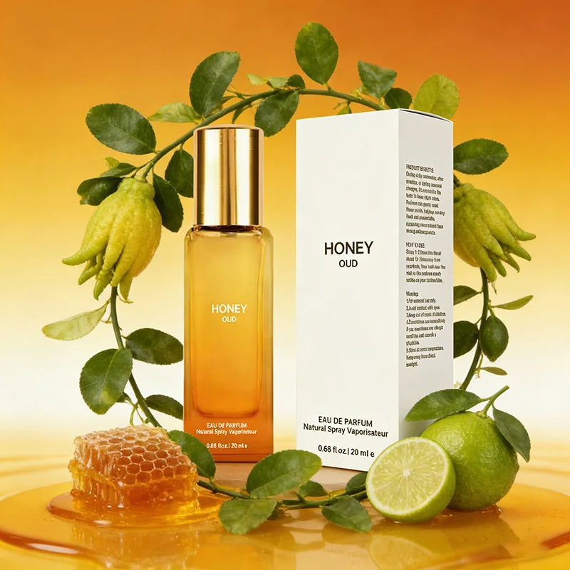 Honey Oud Rose Gourmet Scent Perfume,Women Sweet Warm Eau De Toilette,Lemon/Blackcurrant/Sandalwood/Vanilla Light Fragrance Mist
