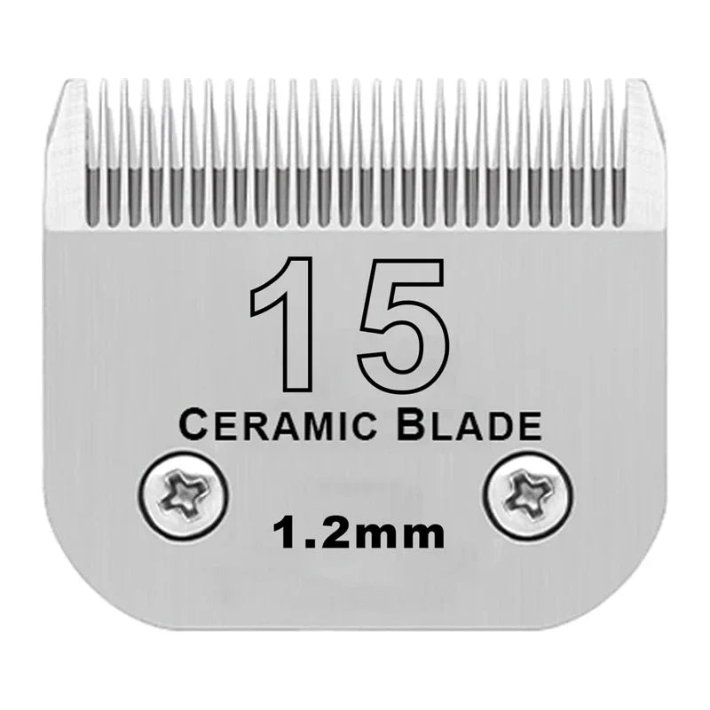 Detachable Pet Dog Grooming Clipper Ceramic Edge Blade Compatible with most Andis,Oster A5,Wahl KM10 Series Clippers