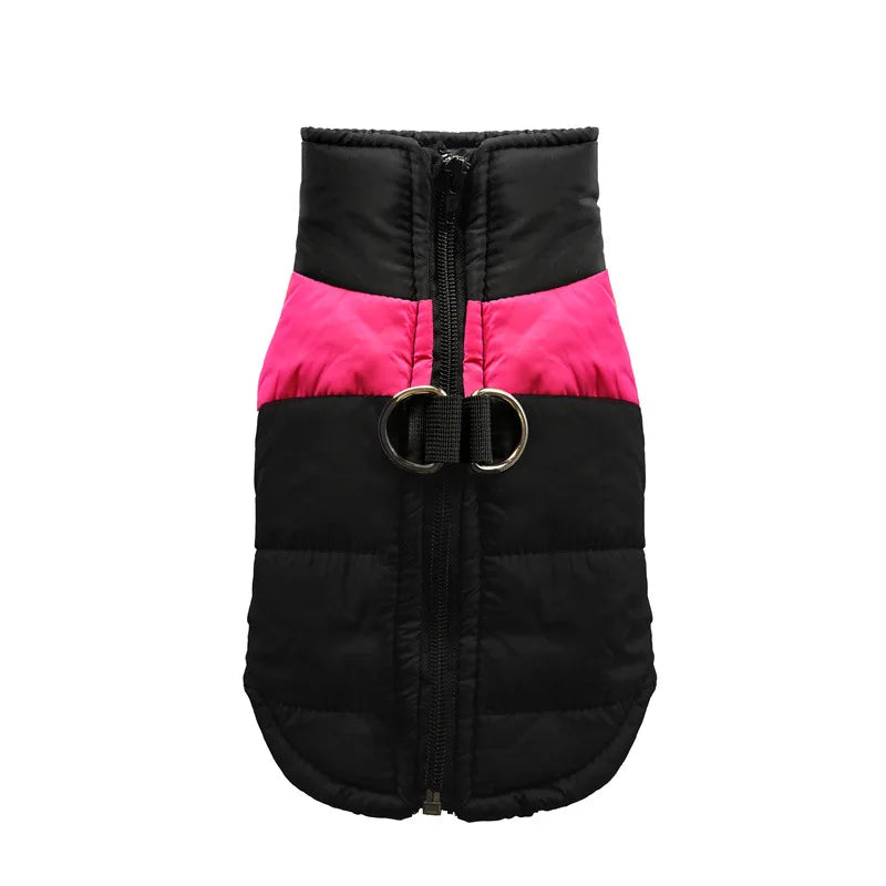 Warm Dog Coats Vest, Waterproof Dogs Jacket Fleece Pet Winter Cold Weather Coat Dogs Cozy Snow Jackets Outfits for Dogs Puppy