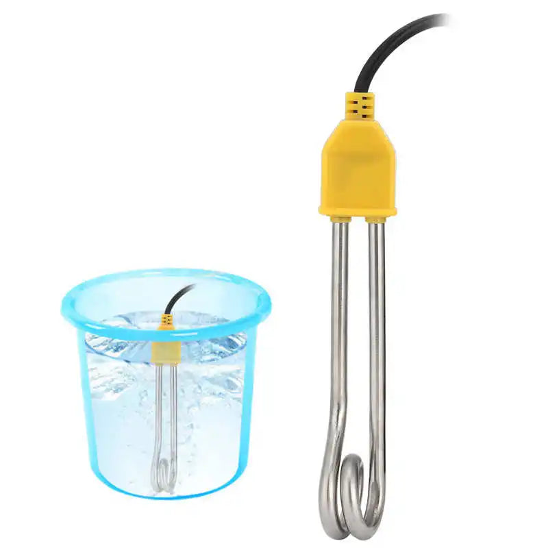 600W/1000W/1200W/1500W Instantaneous Water Heater Immersion Electric Water Heated Boiler for Kitchen Bathroom Swimming Pool