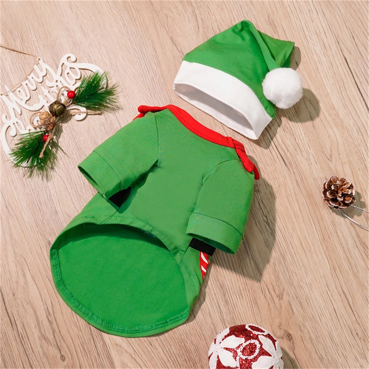 Puppy Style Christmas Sweatshirt Winter Dog Warming Soft Comfortable Pullover Sweatshirt Puppy Festival Lovely Costume Shirt
