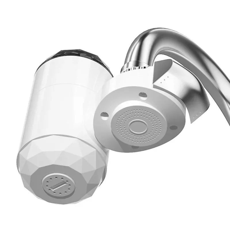 3000W Instant Hot Water Heater Faucet Tankless with Temperature Display and Hot Cold Tap for Kitchen Sink