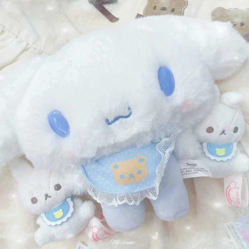 2025 Sanrios Baby Pacifier Bottle Plush Set  Kuromi Hellokitty Cinnamoroll My Melody Baby Dress Up Suit Gifts Christmas Gifts