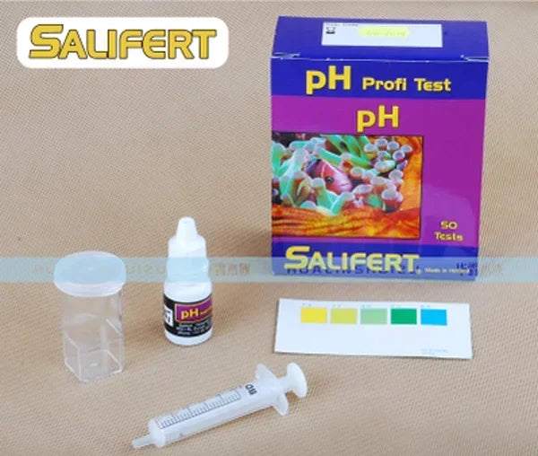 Salifert Test kit Ca Calcium Cu I2 KH Mg NH4 Ammonia NO2 Nitrite NO3 Nitrate PH PO4 Sr Potassium Water Test Reef Tank