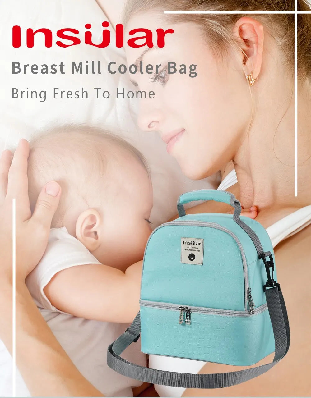 Mummy Diaper Backpack Baby Milk Food Storage Thermal Bags Warmer with Feeding Bottle Thermal Keeps Drinks Cool Travel Backpack