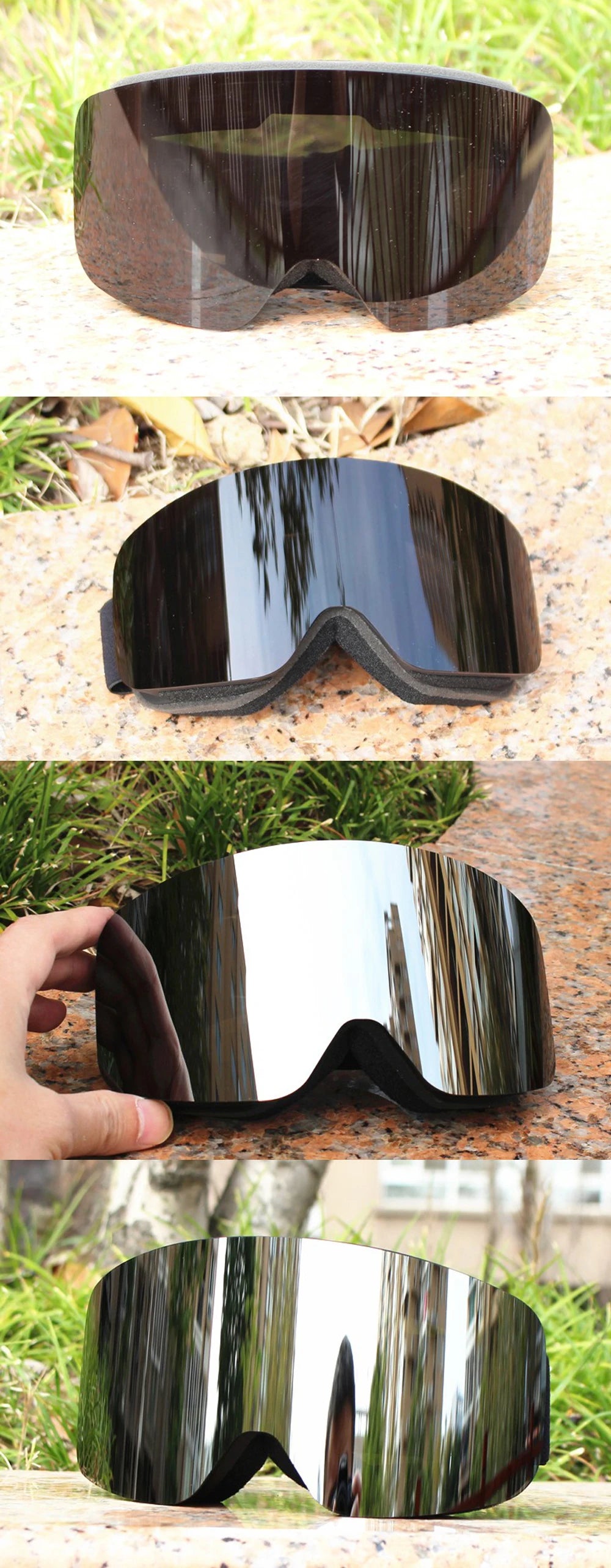 Adult Ski Snowboard Goggles Unisex Double Anti-Fog UV400 Cylindrical Lens Skiing Eyewear Mask Snow Protection over Glasses