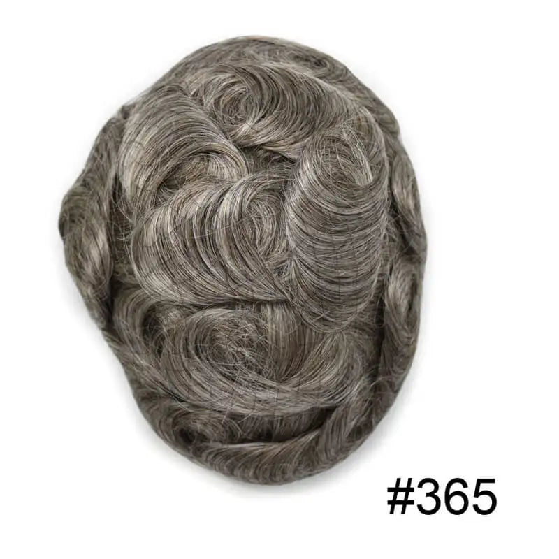 100% Density Full Lace Male Hair Prosthesis Swiss Thin Lace Men's Wig Natural Hairline Human Hair Man Hair System Wigs For Men