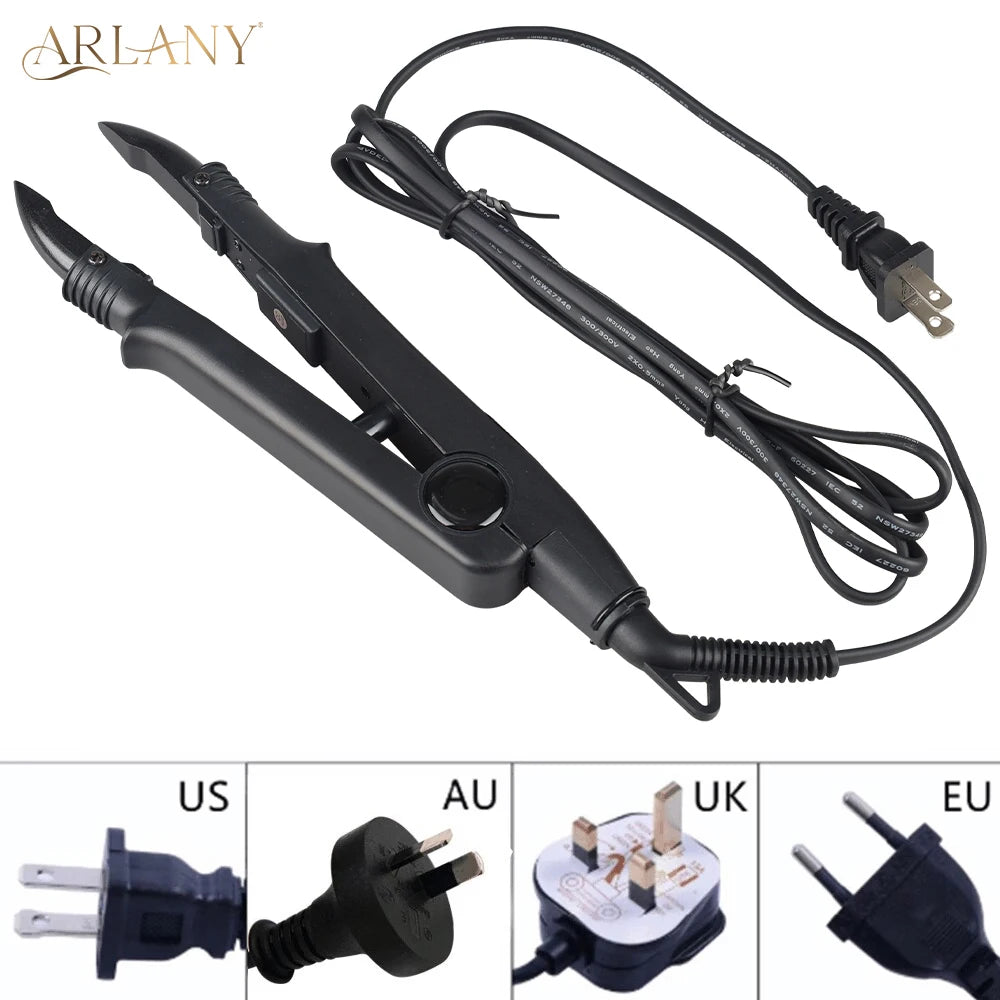 ARLANY Hair Connector for Keratin Extensions Fusion Heat Iron Connector Wand Temperature Adjustable Fusion Heat Iron Connector