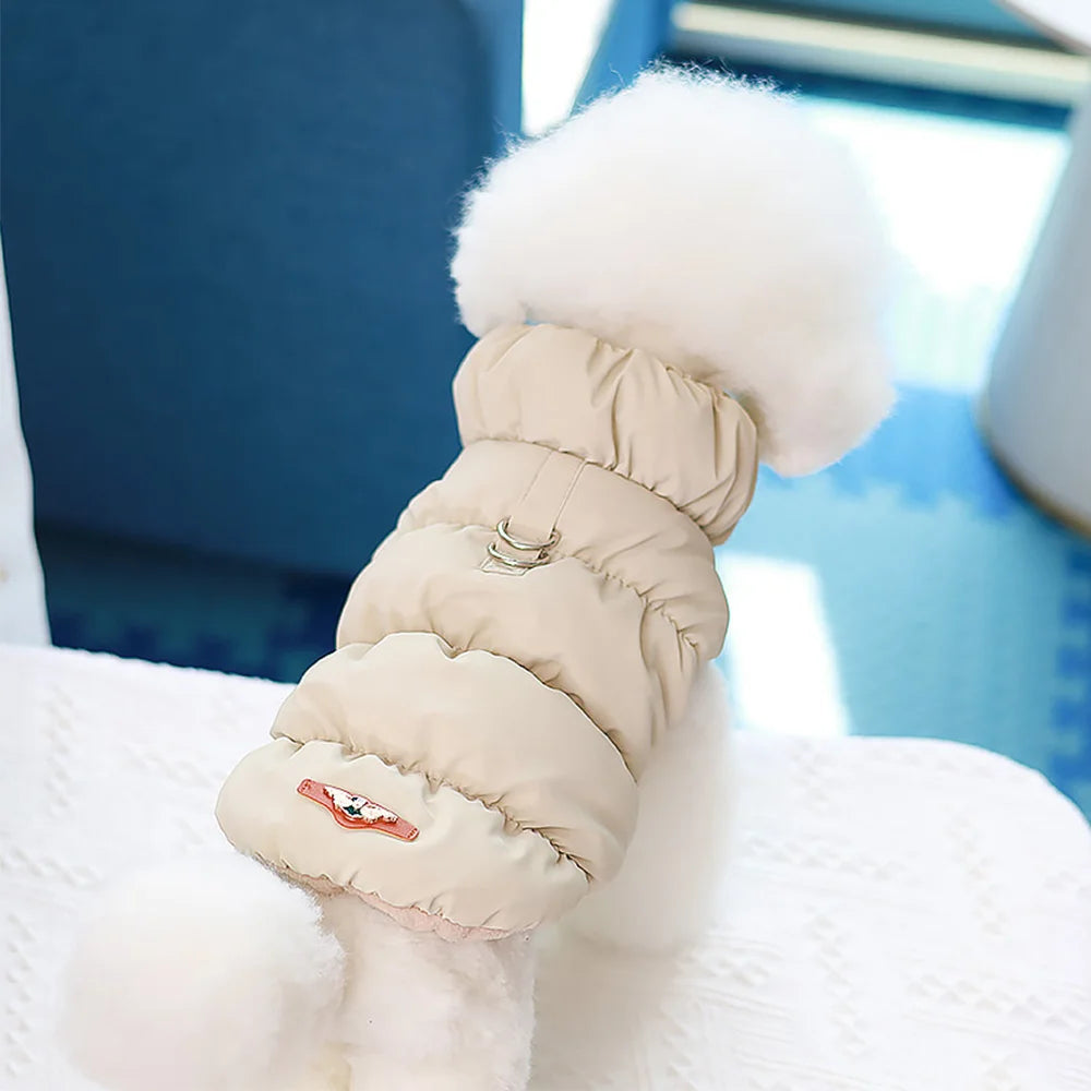 Winter Padded Dog Coat Jacket For Small Medium Dogs Soft Warm Dog Clothes Cute Puppy Vest Pet Outfit