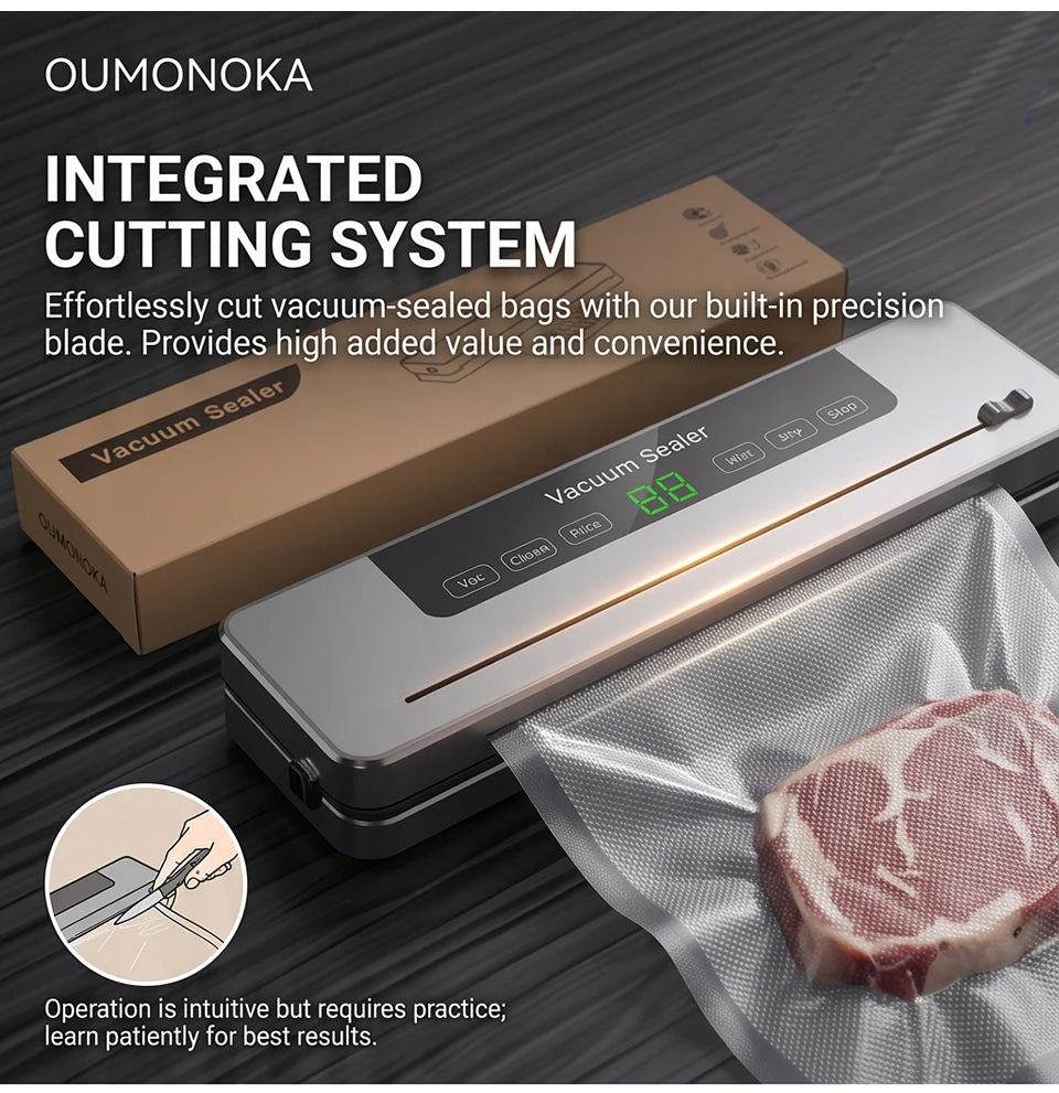 Portable Vacuum Sealer for Food Kitchen Gadgets Degasser Home Appliance Compressor Plastic Bag Sealer Vacuum Packaging Machine
