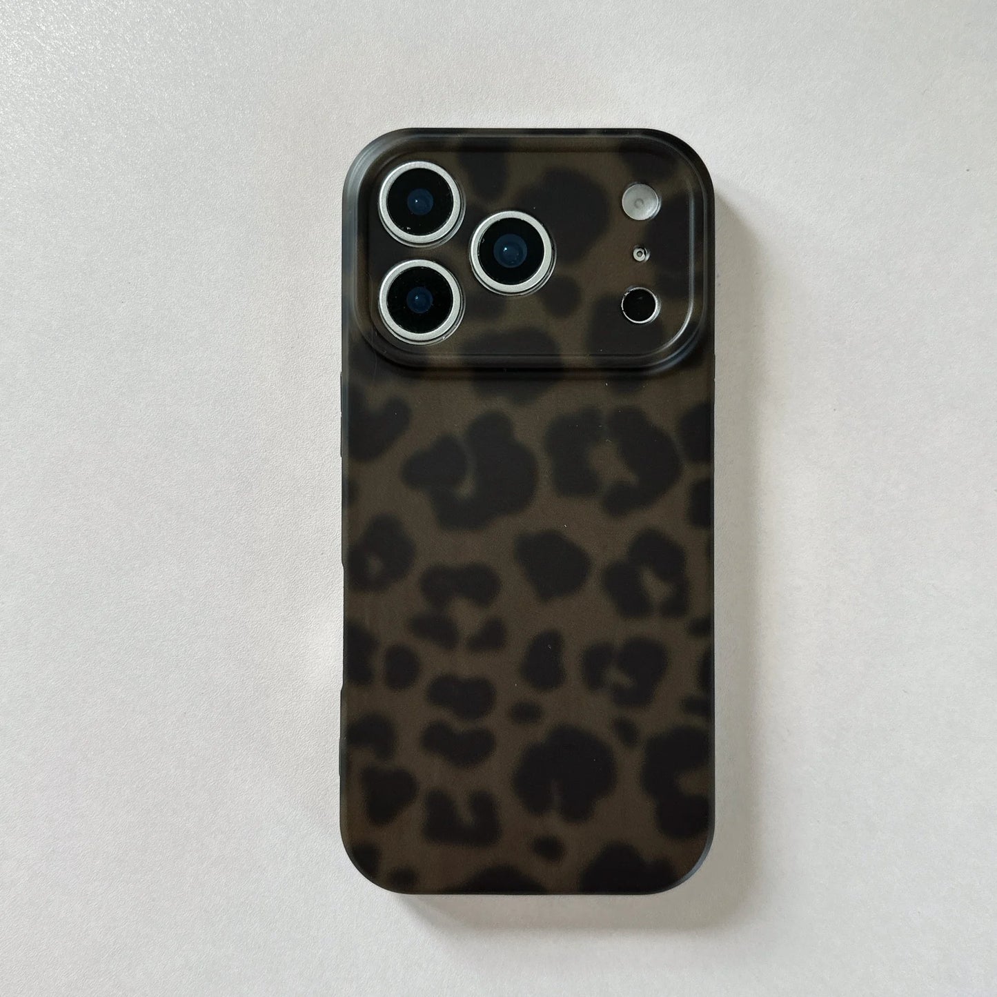 Retro Stylish Amber Color Lamber Pattern Glossy Phone Cover Case for iPhone 17 16 15 14 13 12 Pro Max Plus Air