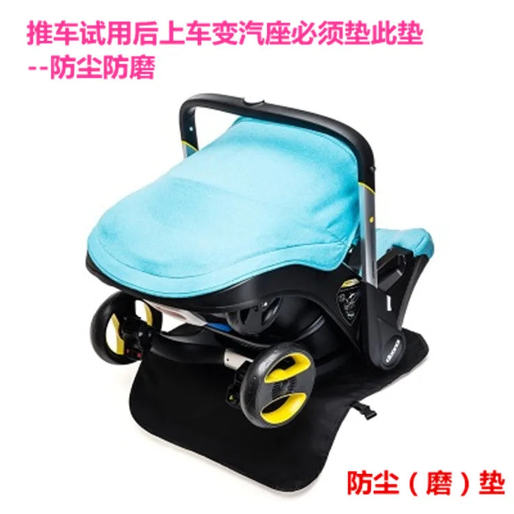 Baby Stroller Accessories For Doona Car Seat Stroller Fabric Replacement Rain Cover Winter Footmuff Storage Bag Cushion Mat