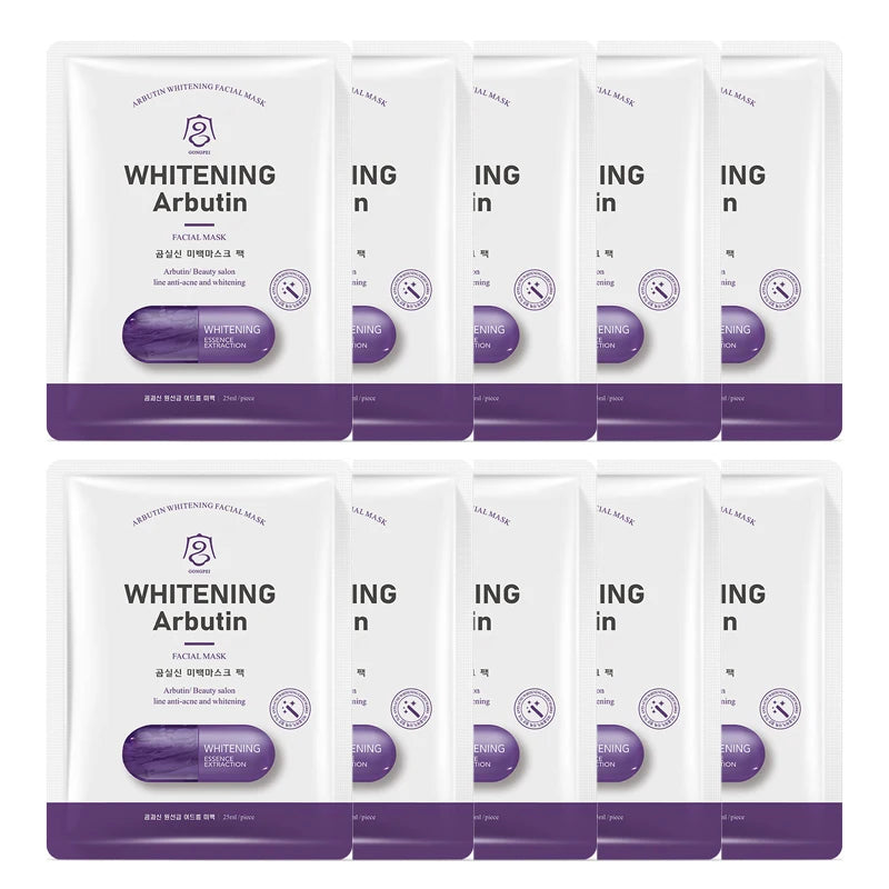 GONGPEI Whitening Face Mask Moisturizing Anti Wrinkles Anti-Aging Nicotinamide Vitamin C Facial Masks Korean Skin Care Cosmetics