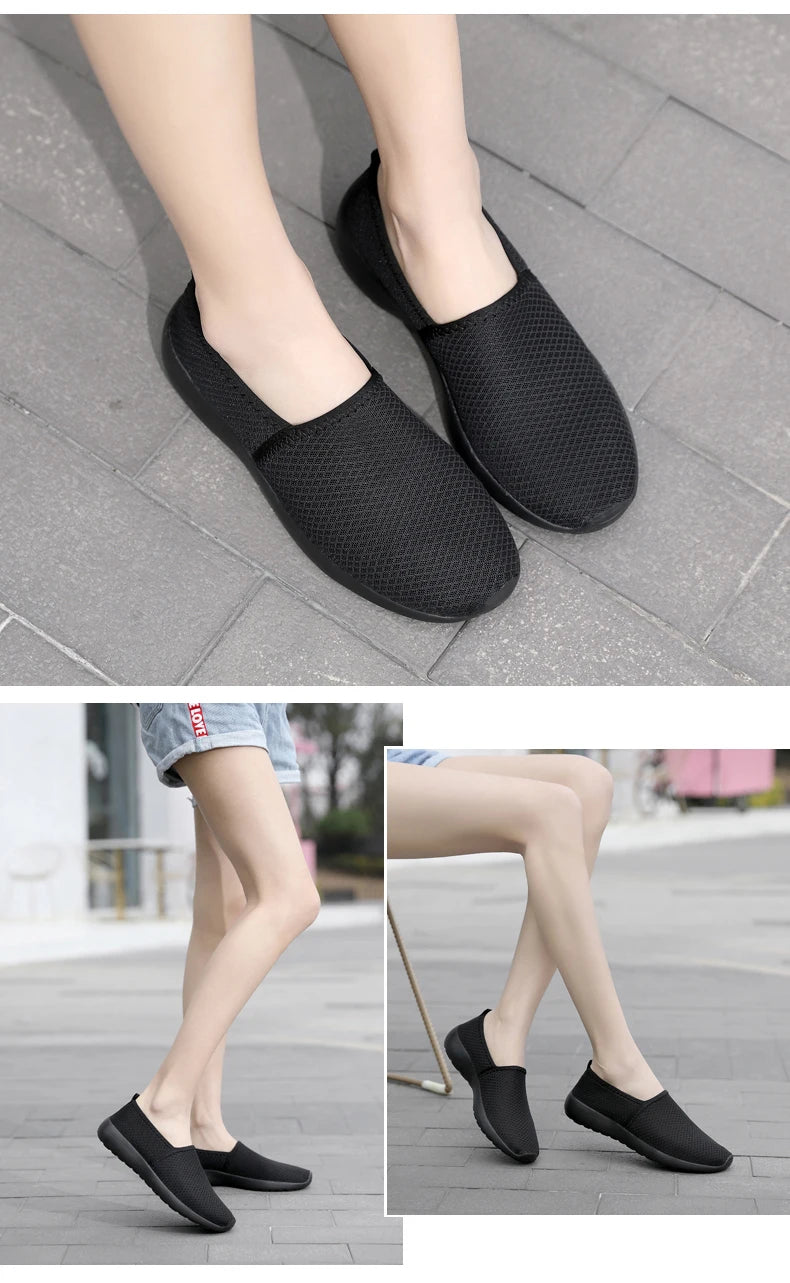 Breathable Women Running Shoes Lightweight Anti-slip Female Sports Shoes Outdoor Soft Loafers Women's Sneakers Fashion Tennis