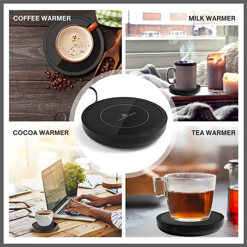 Cup Heater Coffee Mug Warmer Hot Tea Makers Heating Pad Warmer Coaster Electric Hot Plate Coffee Heater For Tea Milk