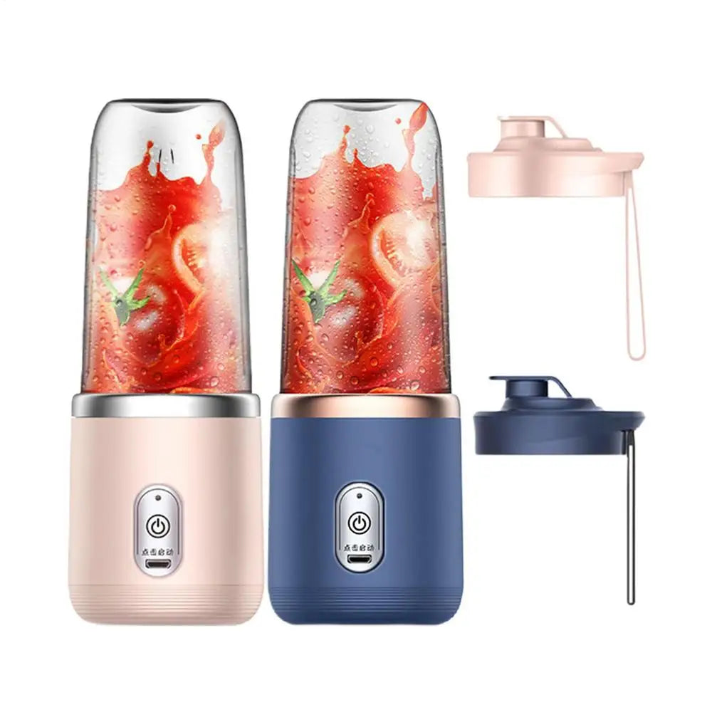 Portable Fruit Juice Blenders Summer Personal Electric Mini Bottle Home USB 6 Blades Juicer Cup Machine For Kitchen