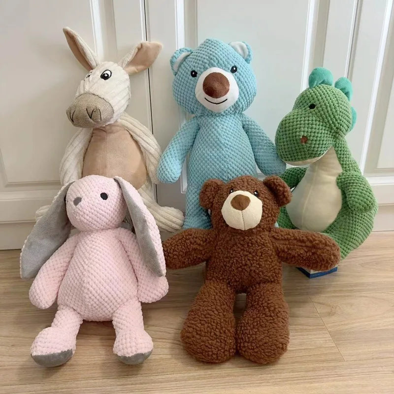 Pet Toy for Dogs, Plush Chew Toy with Sound, Large Animal Design, New Dog Toy for Medium and Large Dogs