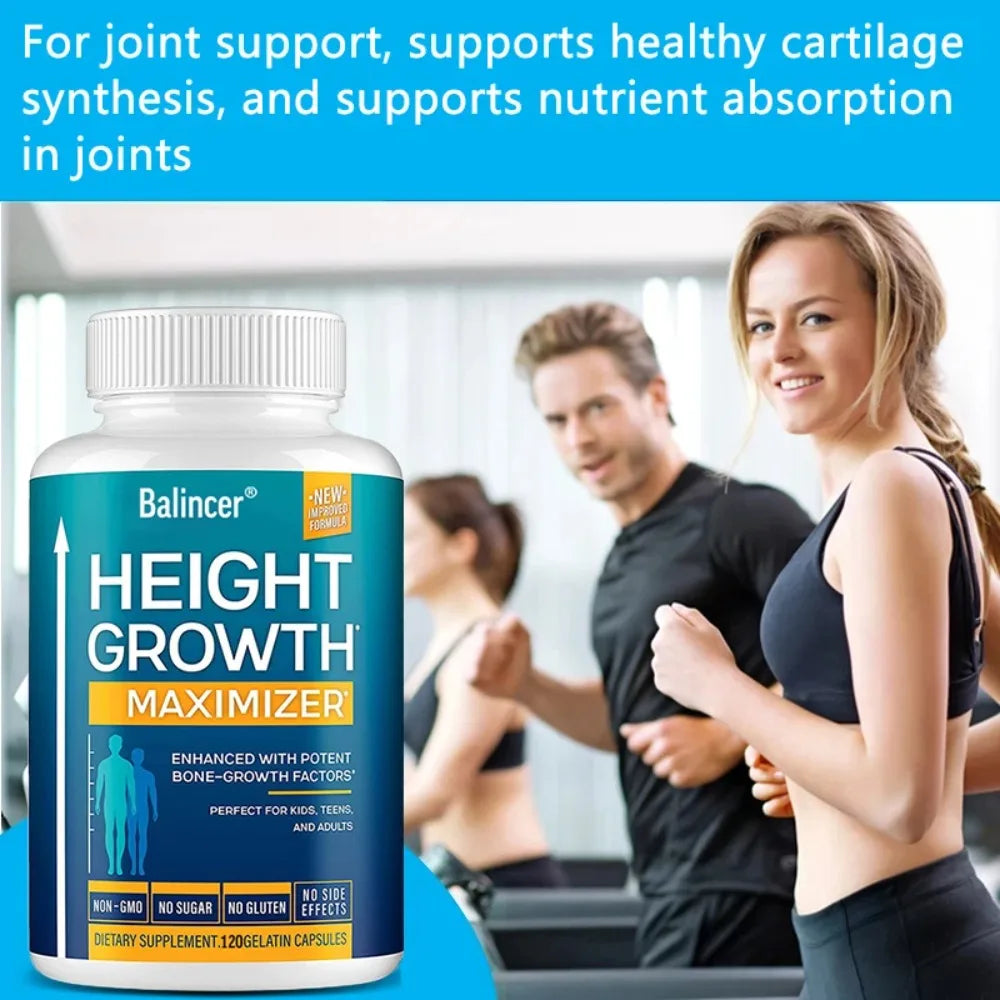 Natural Height Growth Maximizer for Kids, Teens and Adults - Promotes Bone Growth, Helps Natural Height Growth