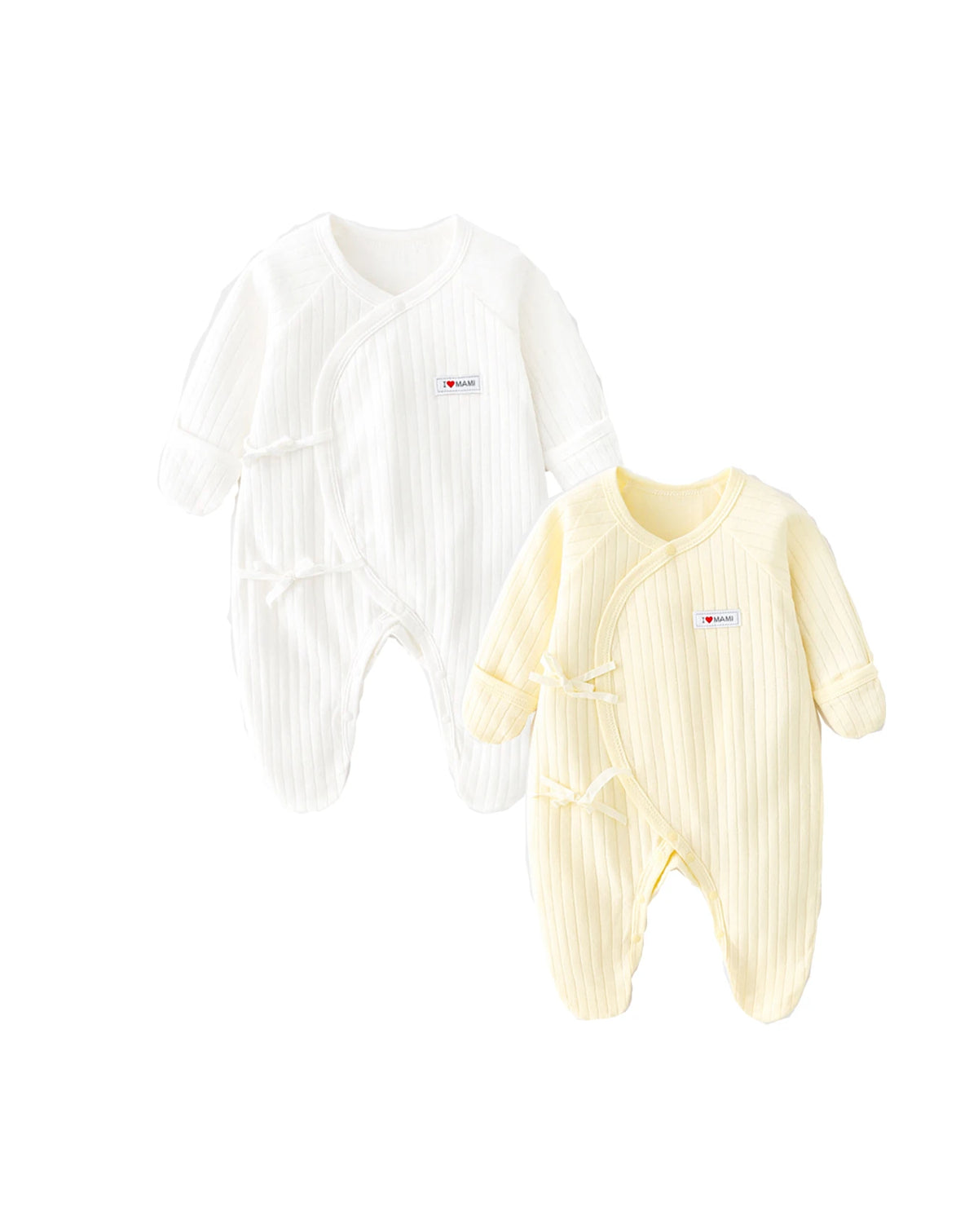 Somenie Baby Long Sleeve Onesie 100% Cotton  Unisex Newborn Cute Bear Head Embroidery Romper Gift For Boys Girls Baby 1-3-6-9M