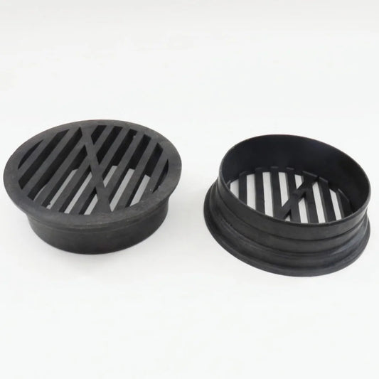 1PC Round Floor Drain Grille Sewer Floor Drain Filter Drain Embedded Parts Plastic Exterior Wall Air Outlet Vent Grille Cap