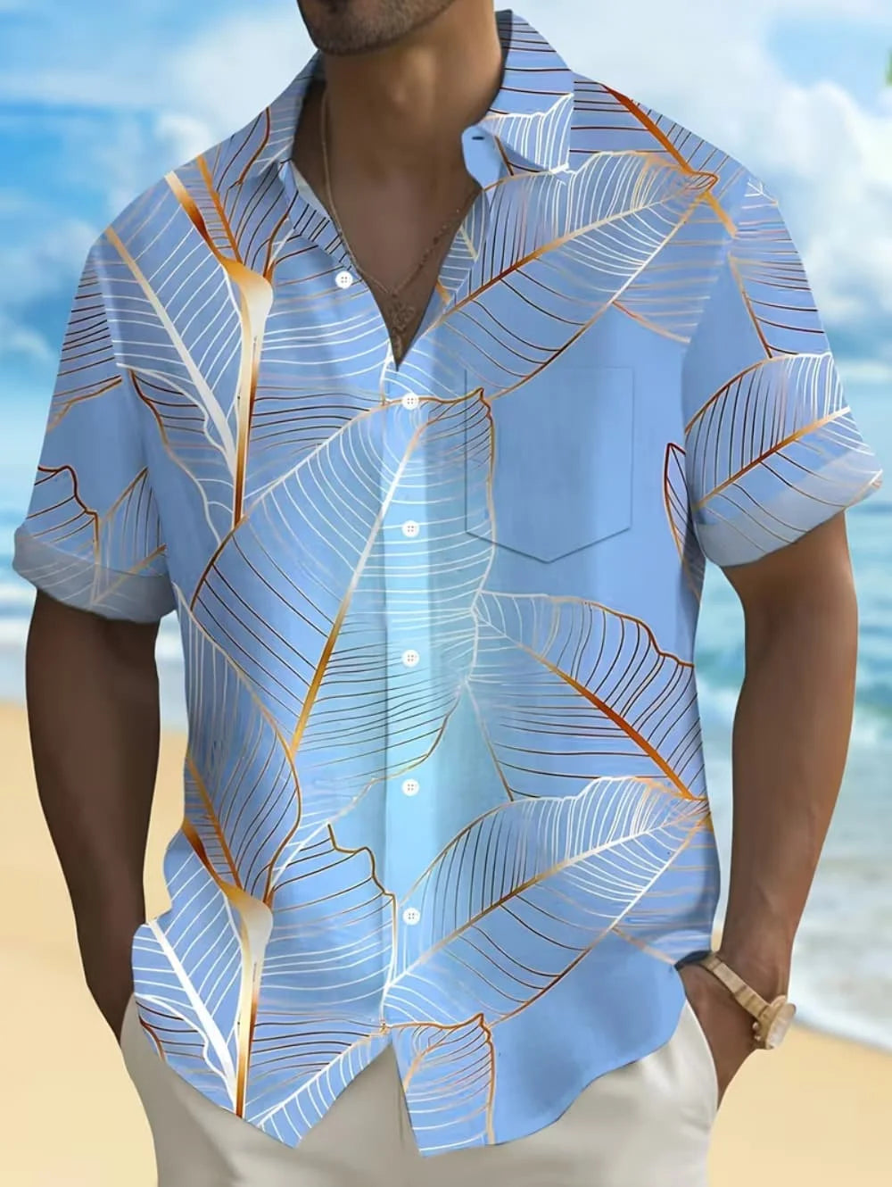 Men's Shirt Geometric Grid 3D Print Short Sleeve Shirts Summer Hawaiian Shirt Casual Outdoor Vacation Lapel Shirt Men's Clothing