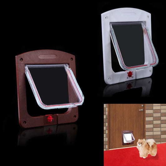Lockable Kitten Dog Pet Lock Transparent Design Security Wall Lock Weatherproof Anti-deform for Cats Doggie Kittens