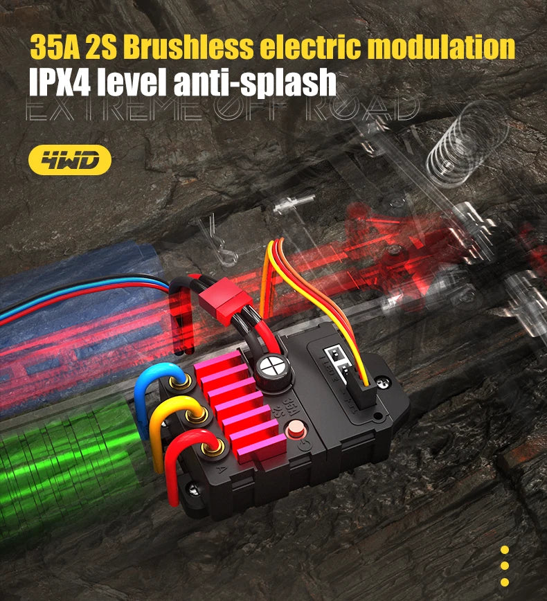 1/14 Q130 RC Car Desert  4WD Off-road Truck 2.4G High Speed Car Racing Drift Remote ControlVehicle Toys For Boys Children
