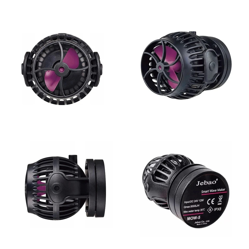 Jebao MOW-3 MOW-5 MOW-9 MOW-16 MOW-22 Series Smart WiFi Aquarium Water Wavemaker Pump with LCD Display Controller for Fish Tank