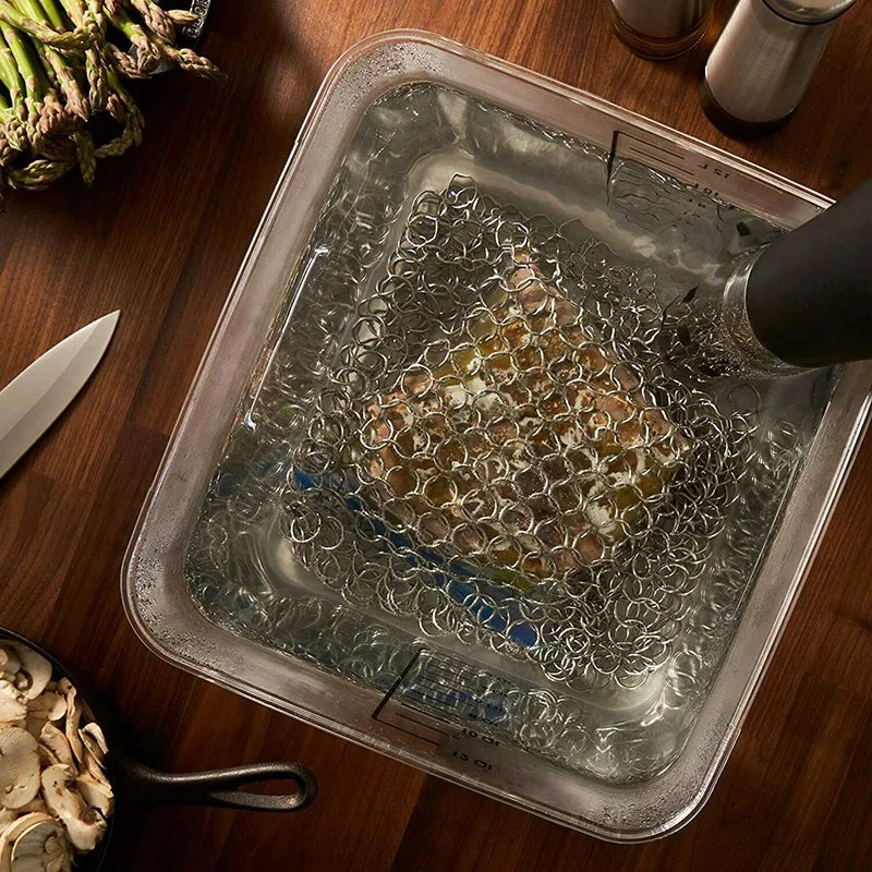 Stainless Steel Sink Weight Food Grade Sous Vide Mesh Immersion Cooking Bag To Keep Food Immersed  Sous Vide Cooking Accessorie