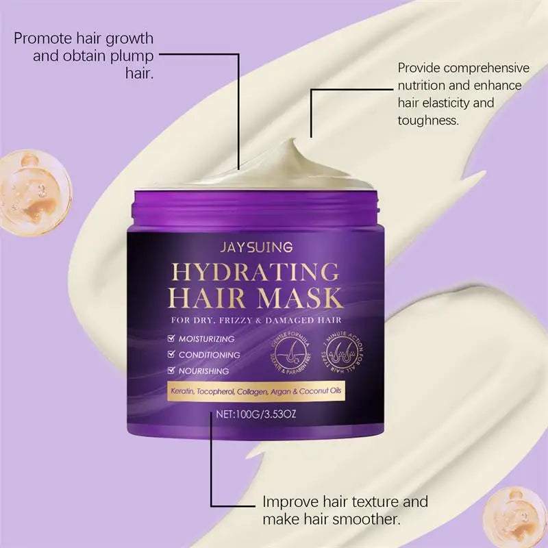 Magical Keratin Hair Mask 5 Seconds Repair Damaged Frizzy Hair Soft Smooth Shiny Nutrition Deep Moisturize Nourishing Hair Care