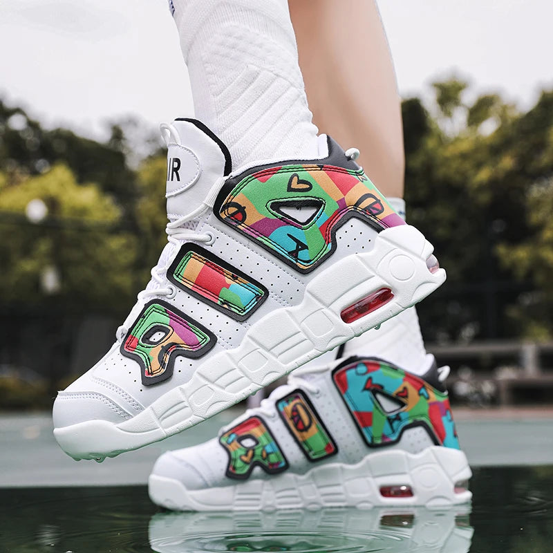New Sports Shoes for Sneakers Women Fitness Sport Leather Casual Basketball Shoes Men Breathable Running Couple Shoes