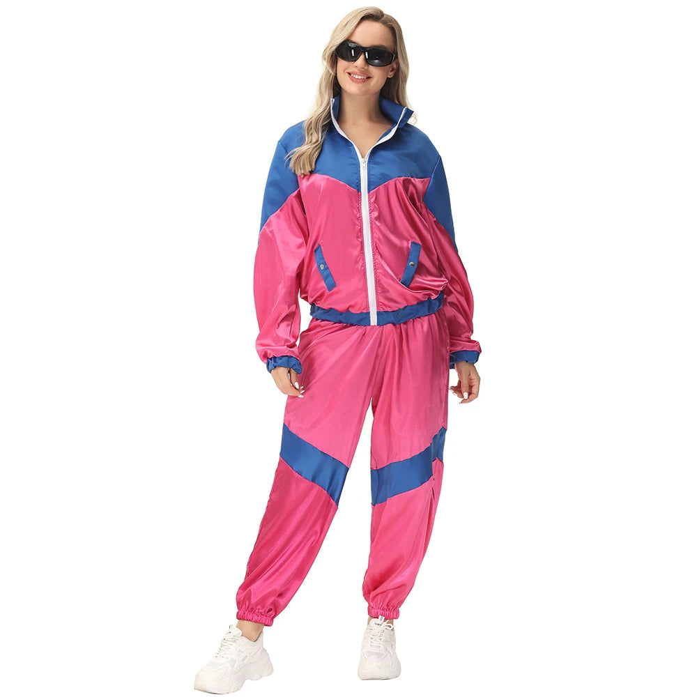 Halloween Couples Hippie Costumes for Women Male Vintage 70s 80s Rock Disco Cosplay Outfits Hip Hop Disco Hippie Costume