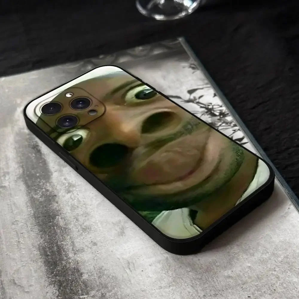 Funny Ugly Man Soft Phone Case For iPhone 17 16 15 14 13 12 11 Pro Max Plus Mini SE Air 16e Silicone Cover Shell Fundas Skin