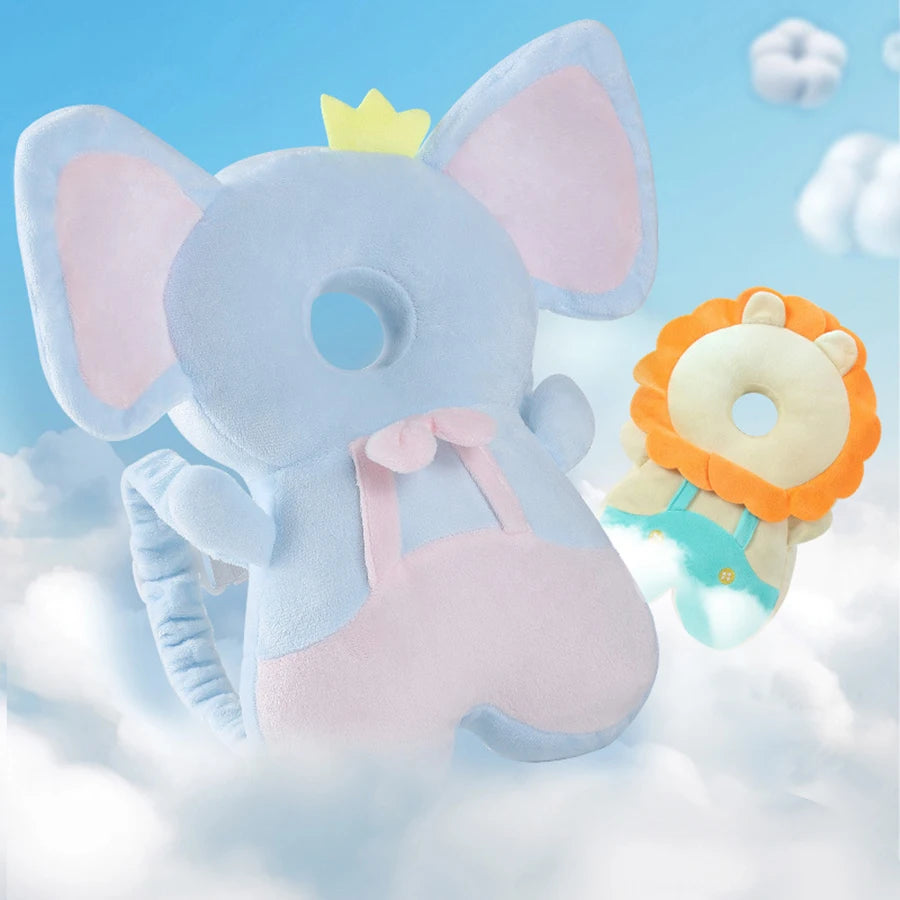 Baby Anti Fall Head Protector Pillow Summer Breathable Infant Learning Walking Head Protection Cushion Toddler Safety Anti Colli