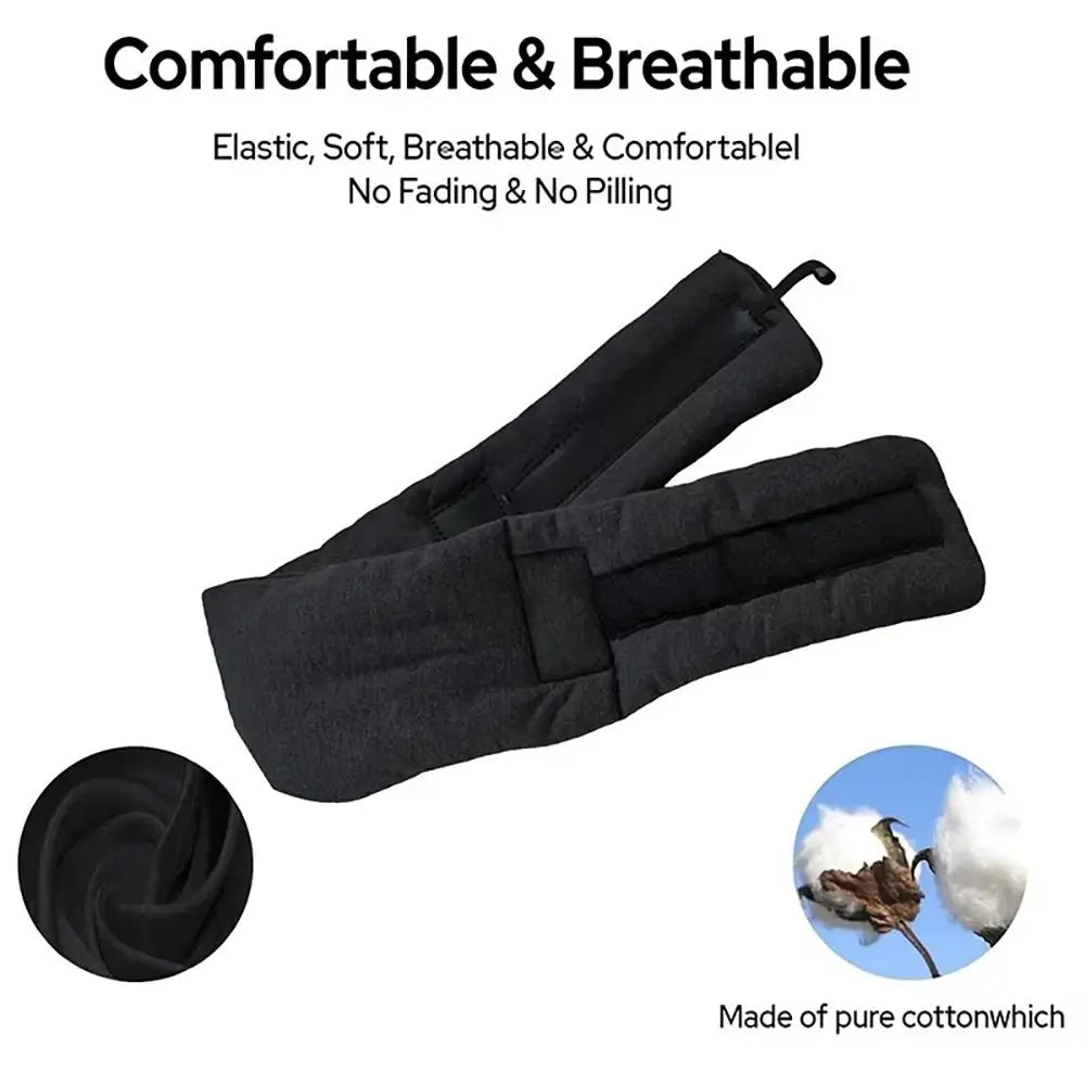 3D Contoured Travel Pillow 100% Blackout Zero Eye Pressure Sleeping Mask Soft Adjustable Travel Accessories Airplane