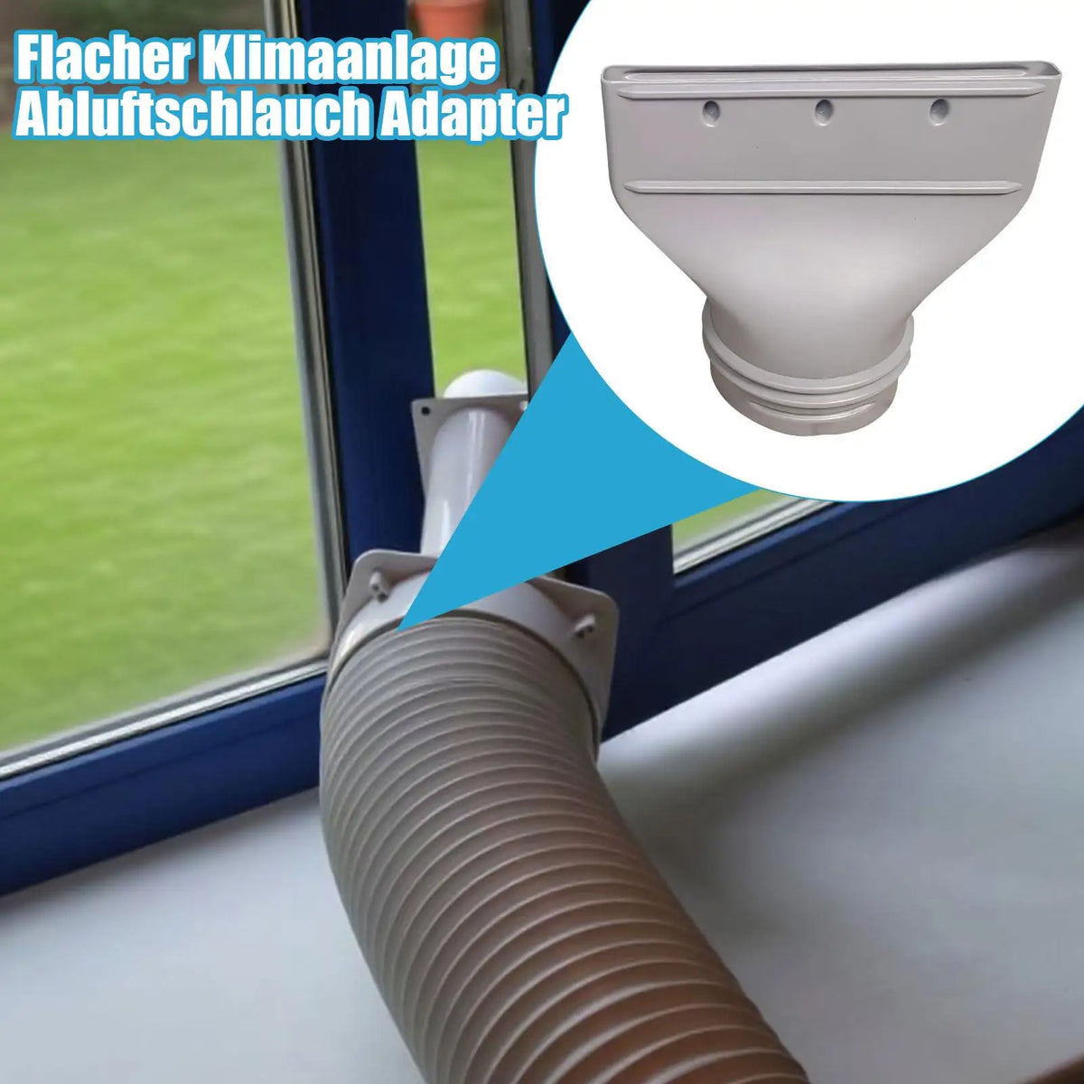 AC Water Drain Hose Fit 5.1/5.9in Diameter Vent AC Unit Drain Hose for Garage Home Indoor Car Office Bedroom Living Room